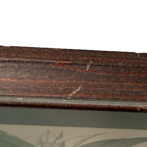 Framed Botanical Print Vintage Art Print 12.25" High White Flower - Picture 12 of 15